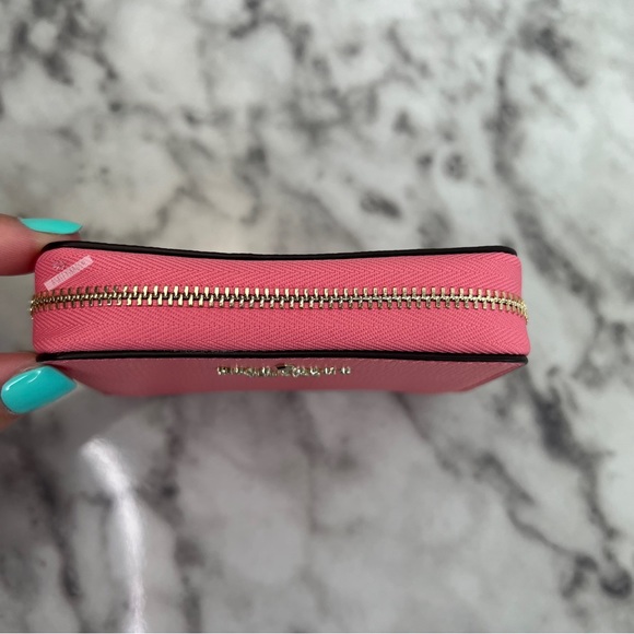 Kate Spade Darcy Bucket Bag & Small Zip Card Case Wallet In Peach Nectar Pink - Picture 13 of 15